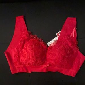 NWT Medium red bra